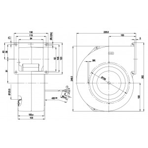 Ebmpapst G1G146-BA11-52 48V 2.6A 100W Cooling Fan