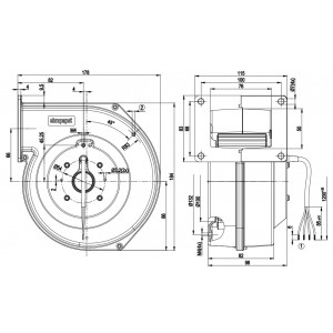Ebmpapst G2E120-AR77-D6 230V 0.35/0.44A 80/100W Cooling Fan