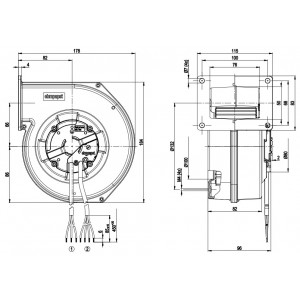 Ebmpapst G3G120-BC07-19 230V 0.7A 85W Cooling Fan