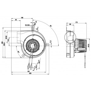 Ebmpapst G3G180-FJ11-01 230V 0.5A 55W Cooling Fan