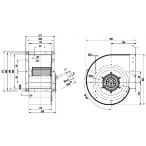 Ebmpapst G4E250-EA09-03 230V 3.8/3.3A 760/730W Cooling Fan