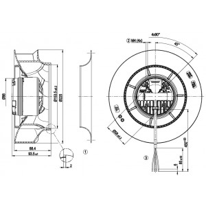 Ebmpapst R1G225-RD59-02 12V 8A 85W Cooling Fan