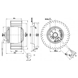 Ebmpapst R2E160-AY47-15 230V 1.17/1.25A 250/285W Cooling Fan