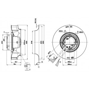 Ebmpapst R3G220-RD21-01 230V 1.4A 168W Cooling Fan