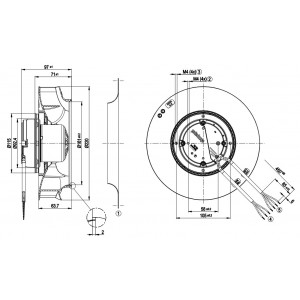 Ebmpapst R3G220-RG17-12 230V 0.9A 105W Cooling Fan