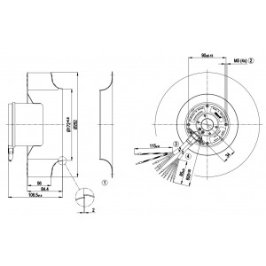 Ebmpapst R3G250-AK20-01 400V 1.4A 315W Cooling Fan