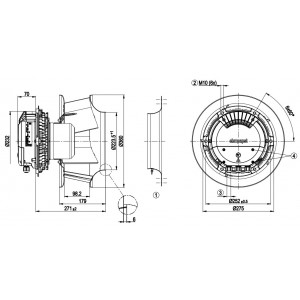 Ebmpapst R3G310-PV69-02 400V 4.7A 3000W Cooling Fan