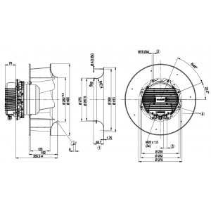 Ebmpapst R3G400-AQ12-03 400V 4.6A 2950W Cooling Fan