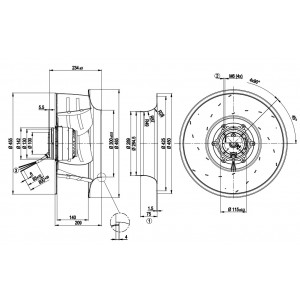 Ebmpapst R6D450-AN01-01 230/480V 1.4/0.75A 290/440W Cooling Fan