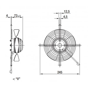 Ebmpapst S2D200-BA02-01 230/400V 0.26/0.14A 53/70W Cooling Fan