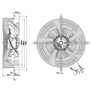 Ebmpapst S4D315-AS10-31 400V 0.25A 100/135W Cooling Fan