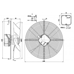 Ebmpapst S6E350-CC20-07 115V  100W Cooling Fan