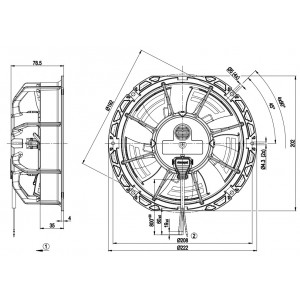 Ebmpapst W1G172-EC95-29 115V 0.3A 21W Cooling Fan