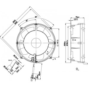 Ebmpapst W1G180-AB31-39 24V 4.3A 93W Cooling Fan