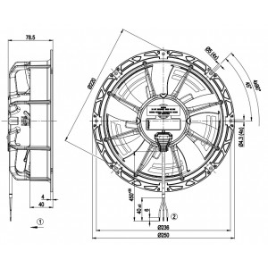 Ebmpapst W1G200-EX95-01 115V 0.46A 31W Cooling Fan