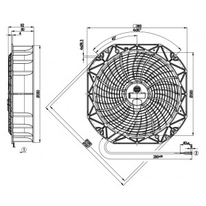 Ebmpapst W1G300-BB23-01 115V 0.5A 35W Cooling Fan