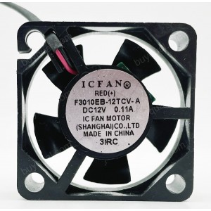 ICFAN F3010EB-12TCV F3010EB-12TCV-A 12V 0.11A 2wires Cooling Fan