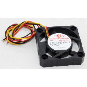 Microllow F40MQ-024GK-9 24V 3wires Cooling Fan