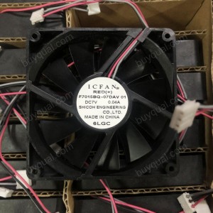 ICFAN F7015BQ-07DAV 7V 0.04A 3wires cooling fan