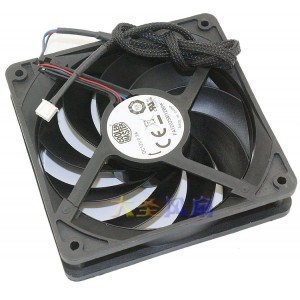 COOLER MASTER FA12025M12BPF 12V 0.3A 3wires Cooling Fan 