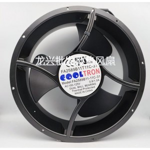 COOLTRON FA2589B11-11C-31 FA2589B1111C31 100-125V 0.8/1.0A Cooling Fan 