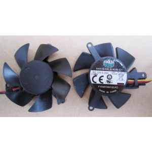 COOLER MASTER A4510-55LB-4UN-C1 A451055LB4UNC1 12V 0.20A 3wires Cooling Fan 