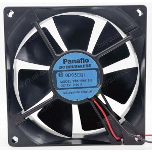 Panaflo FBK-09A12H 12V 0.2A 2wires Cooling Fan