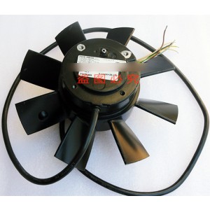 ZIEHL-ABEGG FC025-2DA.1E.A8 400V 0.50A 200W 4wires Cooling Fan 