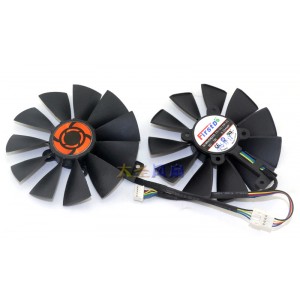 Firstd FD10015H12S 12V 0.55A 4wires Cooling Fan