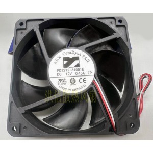 ARX FD1212-A1051E 12V 0.45A 3wires Cooling Fan 