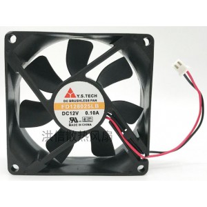 Y.T TECH FD128025LB 12V 0.10A 2wires Cooling Fan