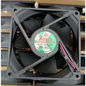 Y.S.TECH FD129225HB-S 12V 0.8A 2wires Cooling Fan