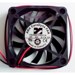Y.S.TECH FD2460-A0141A 24V 0.17A 2wires cooling fan