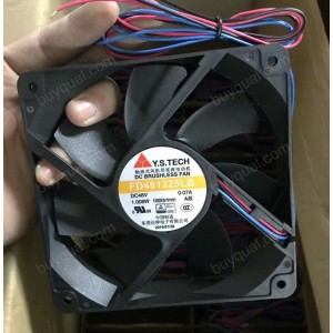Y.S.TECH FD481225LB 48V 0.07A 2wires 3wires Cooling Fan