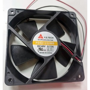 Y.S.TECH FD481232MB 48V 0.13A 2wires Cooling Fan