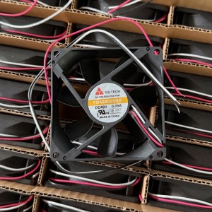 Y.S.TECH FD488025HB 48V 0.09A 3wires Cooling Fan
