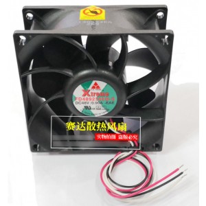Y.S.TECH FD489238EB-S 48V 0.90A 2wires Cooling Fan