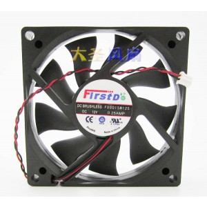 Firstd FD8015M12S 12V 0.25A 2wires Cooling Fan