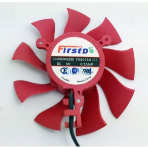 Firstd FD8015U12S 12V 0.5A 2wires Cooling Fan