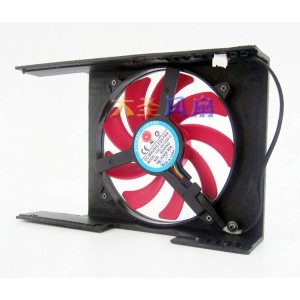 AMD FDC10U12S9-C 12V 0.45A 4wires Cooling Fan