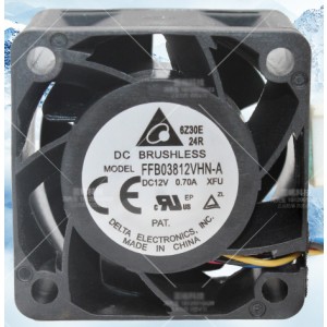 DELTA FFB03812VHN-A 12V 0.70A 4 wires Cooling Fan
