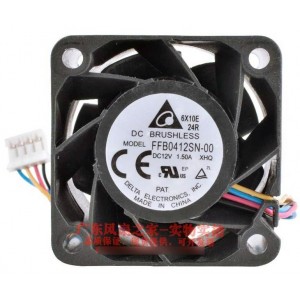 Delta FFB0412SN-00 12V 1.50A 4wires Cooling Fan