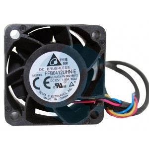 DELTA FFB0412UHN-E 12V 1.0A 4wires Cooling Fan