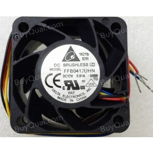 DELTA FFB0412UHN FFB0412UHN-C 3VTRK-A00 -BR09 -DX20 -BC2E -AD1E 12V 0.81A 4wires Cooling Fan - Picture need