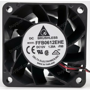DELTA FFB0612EHE 12V 1.2A 3wires Cooling Fan - Picture need 