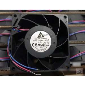 DELTA FFB0812EHE -F00 -R00 12V 1.35A 2wires 3wires 4wires Cooling Fan - Picture need