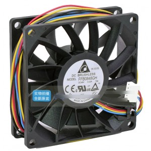 DELTA FFB0848GH 48V 0.23A 4wires Cooling Fan
