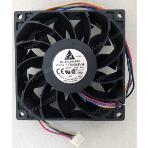 DELTA FFB0948VH 48V 0.26A 8.16W 3wires 4wires Cooling Fan - Pictue need