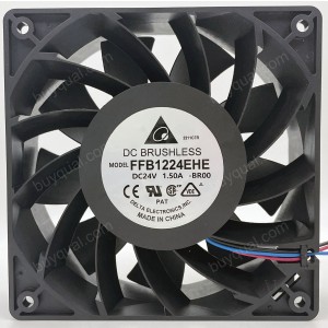DELTA FFB1224EHE -R00 -F00 -BR00 24V 1.5A 3wires Cooling Fan