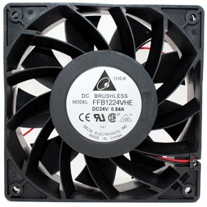 DELTA FFB1224VHE 24V 0.84A 2wires Cooling Fan